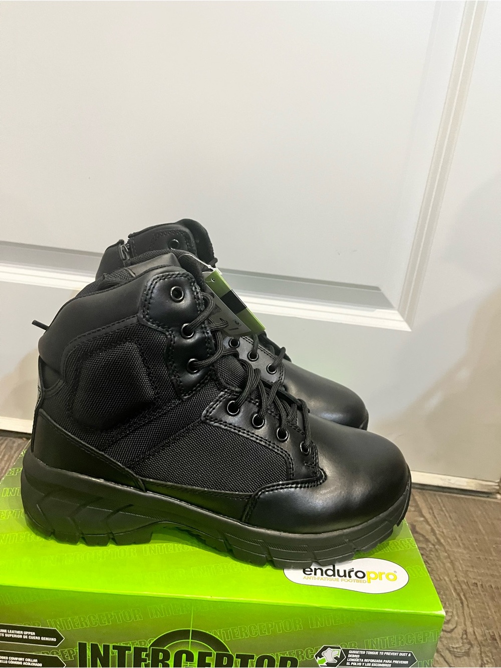 Interceptor Men's Guard Zippered 6" Soft Toe Tactical boots